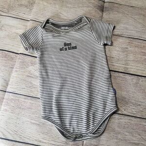 IMPS & ELFS "one of a kind" striped onesie